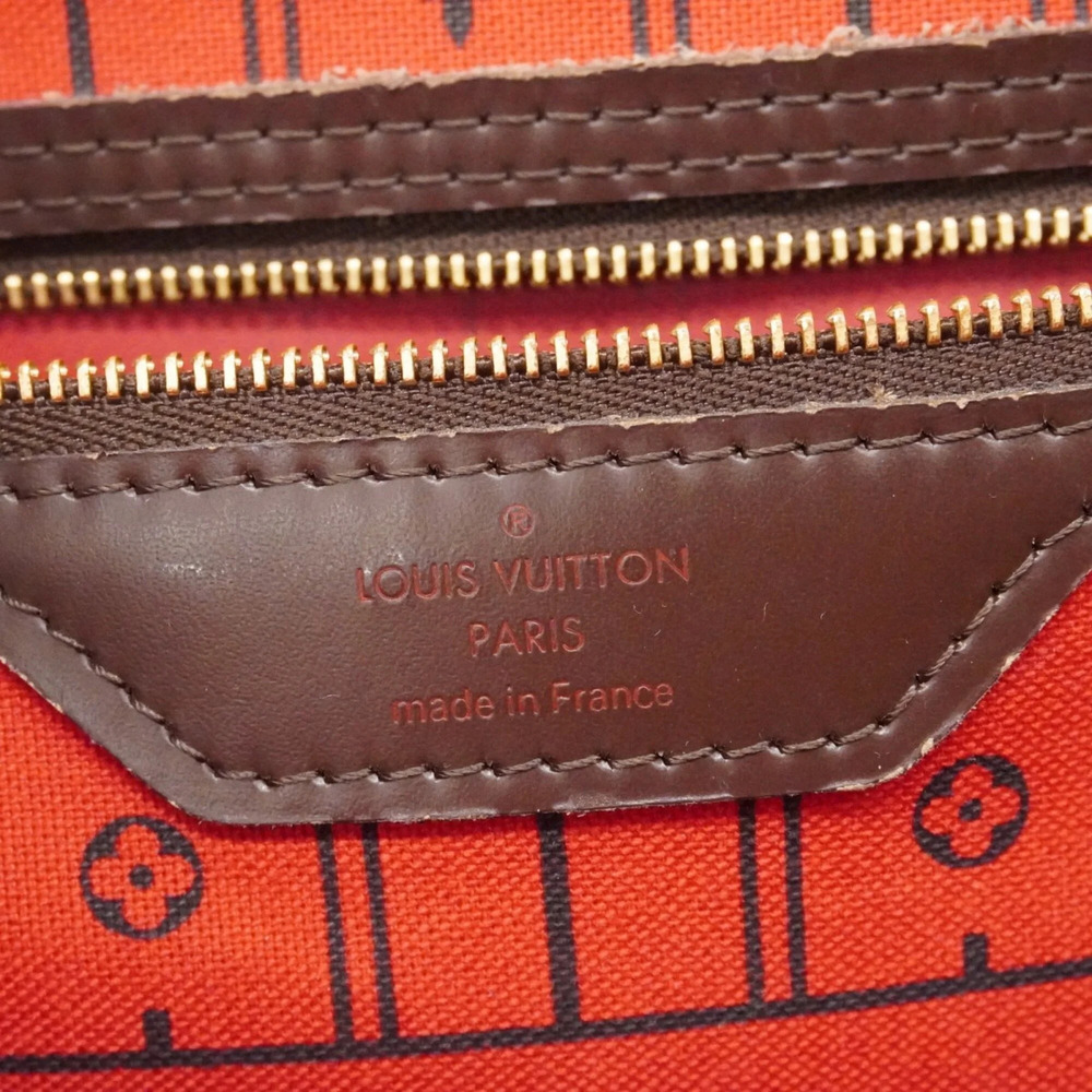 LOUIS VUITTON Authentic Brown Damier Neverfull MM Tote Bag - Picture 5 of 16